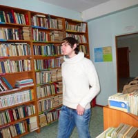 Школьная библиотека. Иван Левин, 6 января 2013 г.